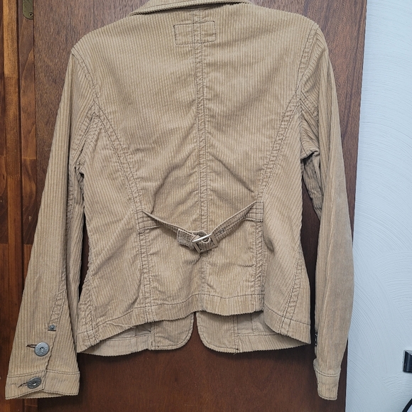 NWOT.  Twenty Twenty tan corduroy jacket.  Size L.  (194) - Picture 4 of 4